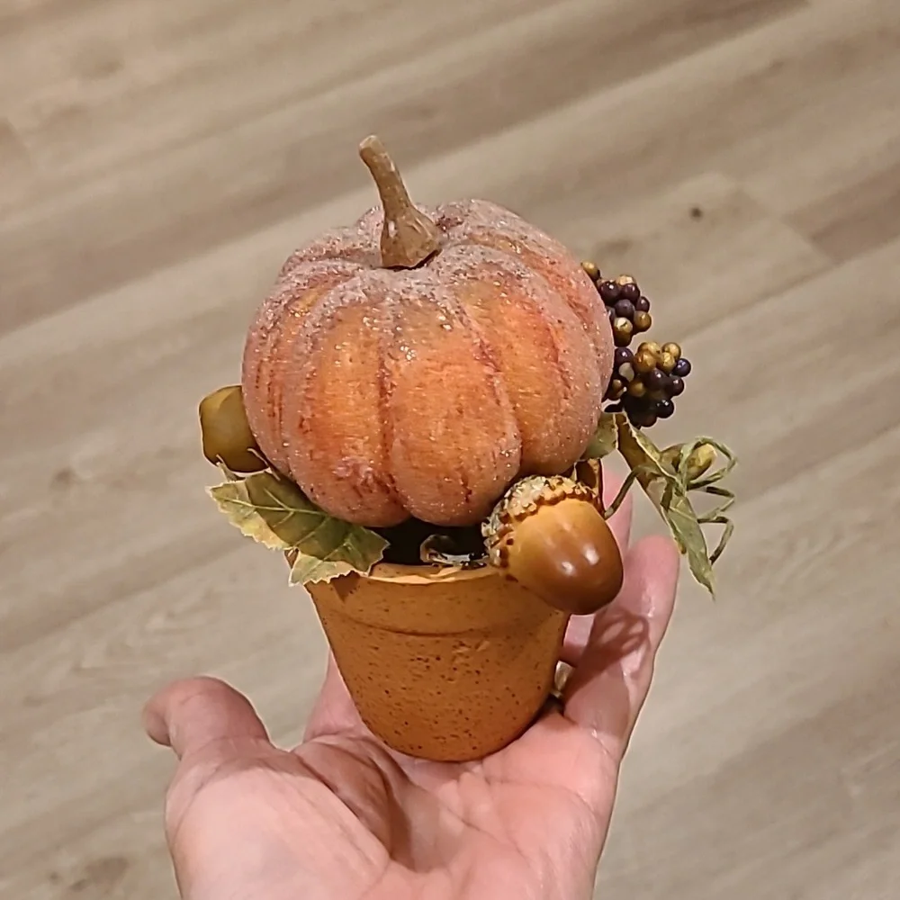 Pier 1 pumpkin floral